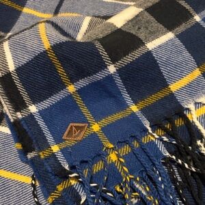 Blue and Yellow Plaid Scarf